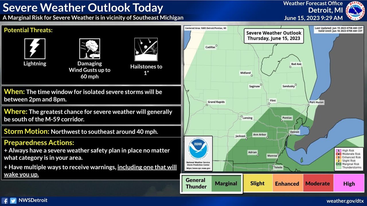 Strong to severe storms possible tonight - YouTube