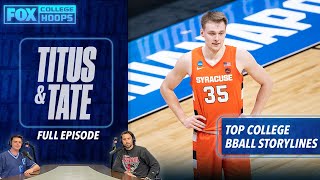 College basketball storylines: Coach K, the Boeheims, new NCAA rules | FULL EPISODE | Titus & Tate