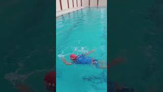 Today you passed the first challenge (12.5m). #congratulations #swimming #trending #ytshorts #shorts