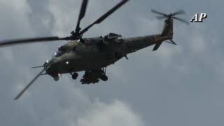 Mi-35M und Ka-52 MAKS 2021