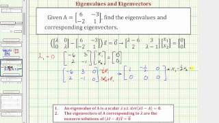 (New Version Available) Ex 1: Find the Eigenvalues and Corresponding Eigenvectors of a 2x2 Matrix