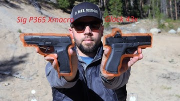 Sig P365-XMACRO Comp vs Glock 43x MOS. What one should you buy?