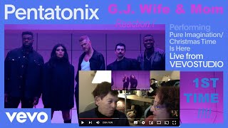 Pentatonix Pure Imagination Christmas Time Is Here (Live) Giacomo James MOM & WIFE 1ST TIME Reaction