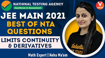 Best of NTA Questions | Limits, Continuity & Derivatives | JEE Main 2021 | JEE Maths | Vedantu