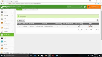 How to configure File Share/ Home Directory of users on Zentyal Server 4.2