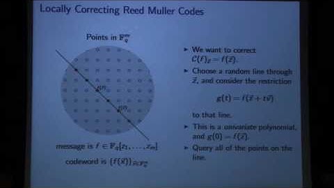Local Correctability of Expander Codes - Brett Hemenway