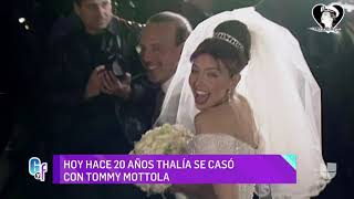 Thalia - Reseña De La Boda Thalia & Tommy Mottola - El Gordo Y La Flaca 2020