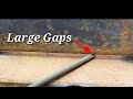 Welder&#39;s Secret Trick for Large Gaps in Thick Plate, Stick Welding (SMAW) || welder junior