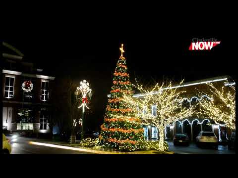 a calming view of downtown clarksville christmas lights clarksville indiana christmas lights