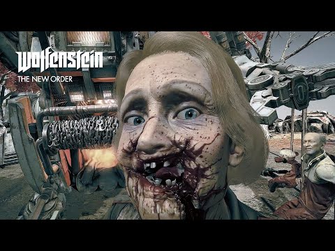 HEY ROBOT, WOULD YOU PLS KILL THIS! Wolfenstein: The New Order | Chapter 8: Camp Belica