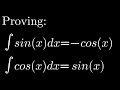 Proving the Two Most Basic Integrals using Elementary Definition of Differentiation.
