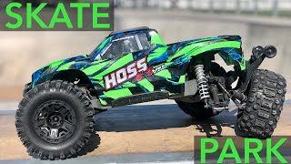 SKATE PARK vs. TRAXXAS HOSS by RC Operator 701 views 1 year ago 7 minutes, 56 seconds