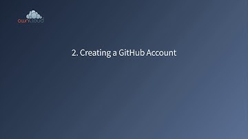 #2  Create a GitHub Account