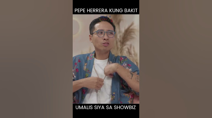 PEPE HERREA Inamin ang DAHILAN kung bakit siya UMALIS ng Showbiz