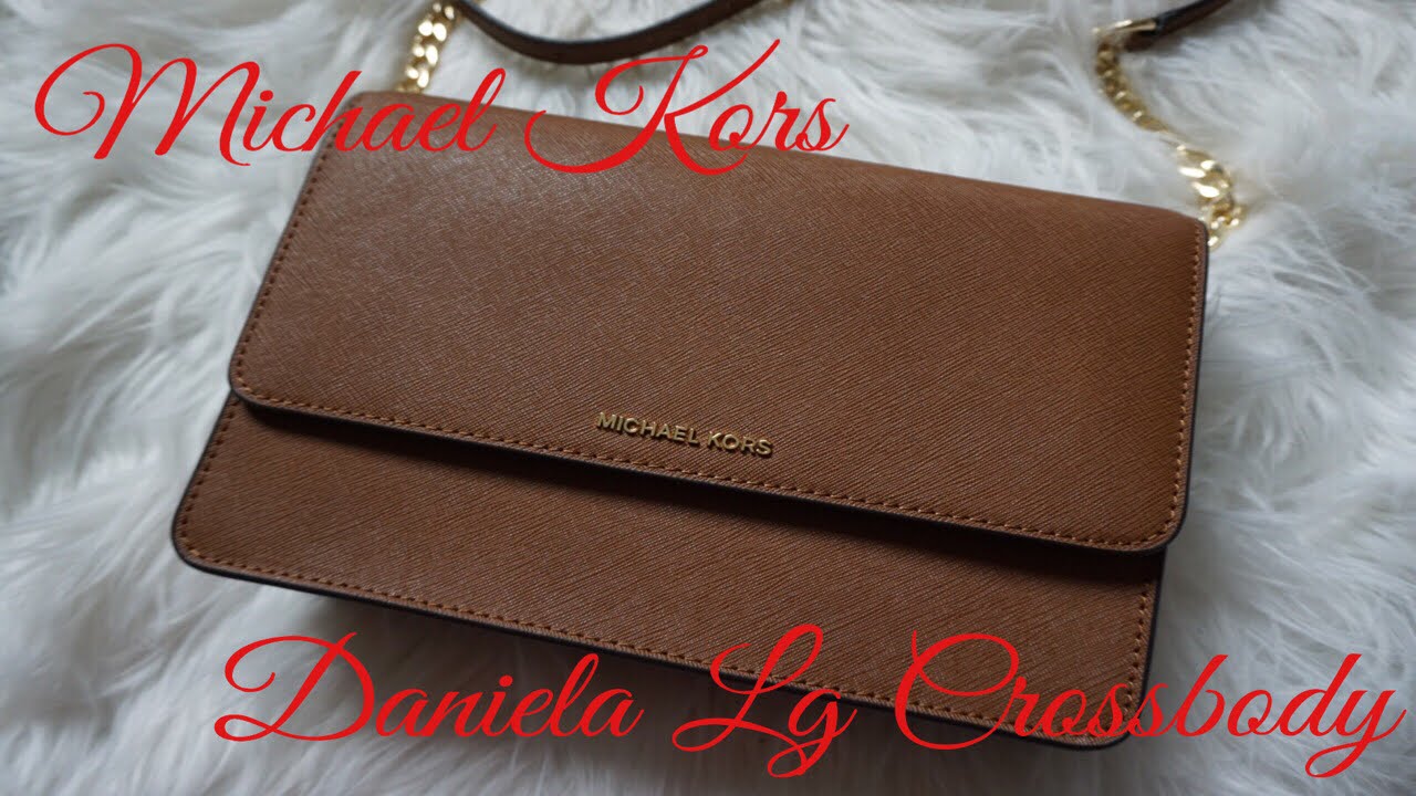 daniela large leather crossbody michael kors