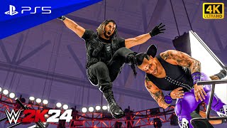 WWE 2K24 - The Shield vs. The Judgment Day - Tables, Ladders & Chairs Match | PS5™ [4K60]