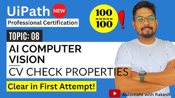 CV Check Activity Property | UiPath Automation Developer Professional Exam Preparation