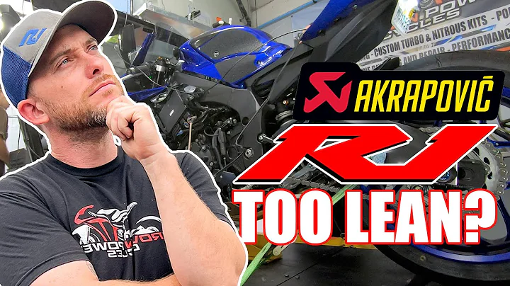 2023 Yamaha R1 ECU Flash and Akrapovic Exhaust!