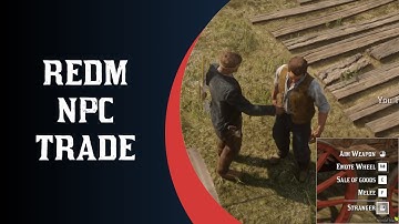 RedM VORP NPC Sell Script – Immersive Legal & Illegal Trade System