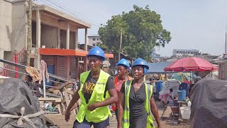HARDWORKING MARKET WOMEN IN GHANA ACCRA, AFRICA