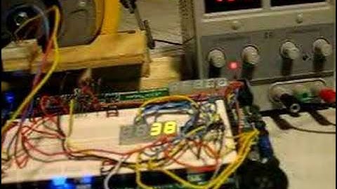 Hall Effect Tachometer for Electric Motor Demo