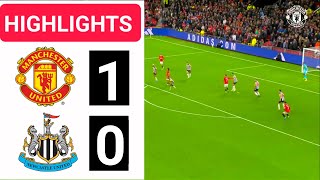 Manchester United vs Newcastle 1-0 Extended Highlights | Premier League - 2023/2024