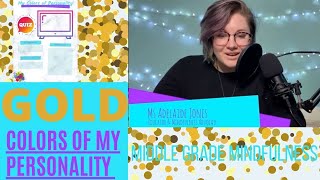 Gold: Colors of My Personality Gold Personality