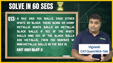 Solve in 60 sec Q13 - CAT Quant Quadratic Eqn Past Questions by Mockat