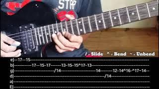 Twenty-five days - Loudness | Guitar solo tutorial | Slow approach with TAB!