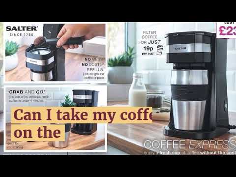 Salter coffee on the go coffee maker
