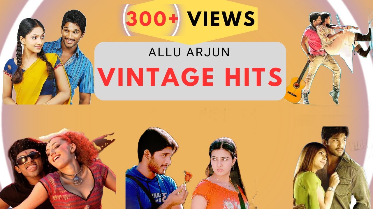 Allu Arjun Vintage Hits ️ ️‍🔥 ️ || Like...Share...Subscribe - YouTube