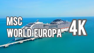 MSC World Europa Cruise Ship Tour 4K