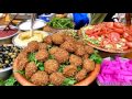 Falafel Wraps from Lebanon Tasted in London. Street Food of Camden Town