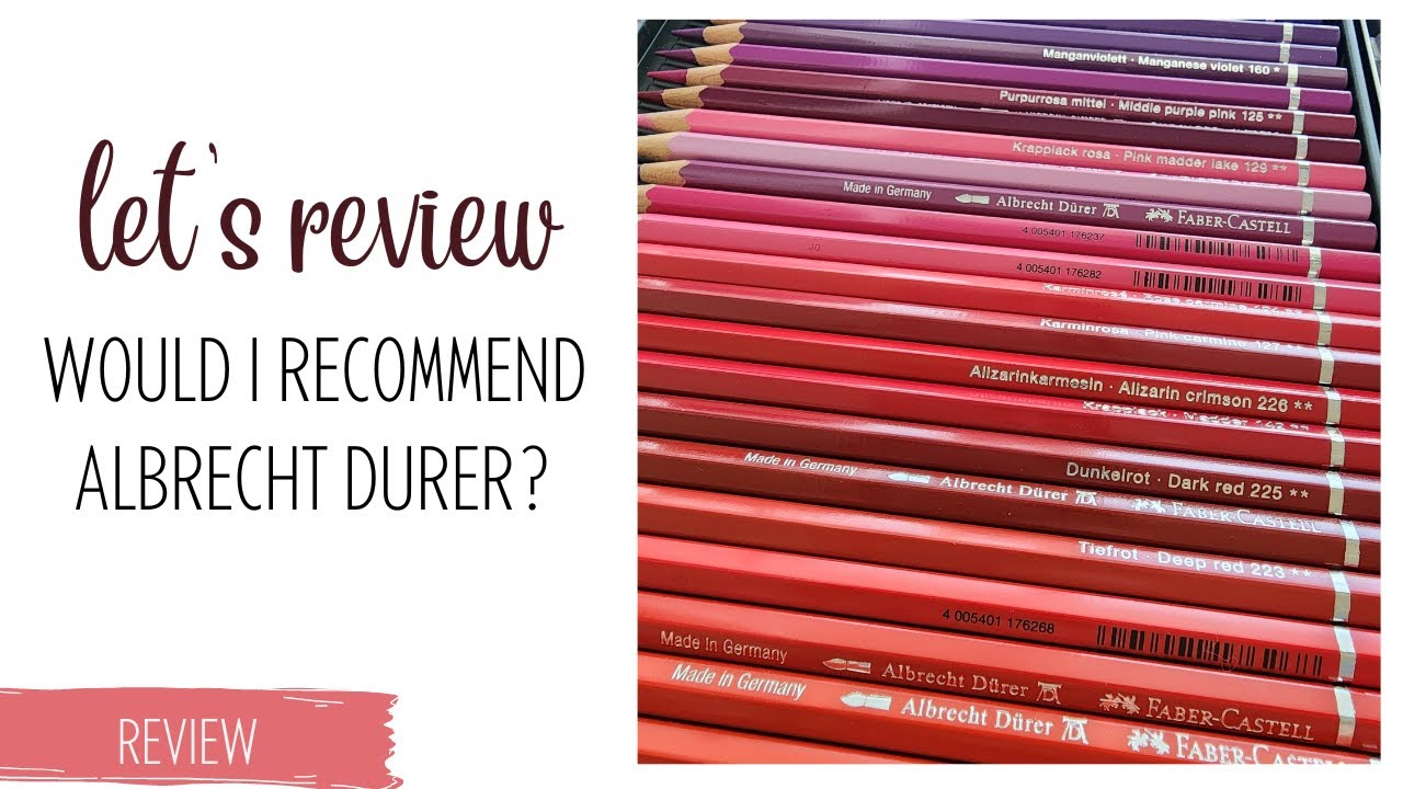 Fueled by Clouds & Coffee: Product Review: Faber-Castell Albrecht Durer  Watercolor Pencils