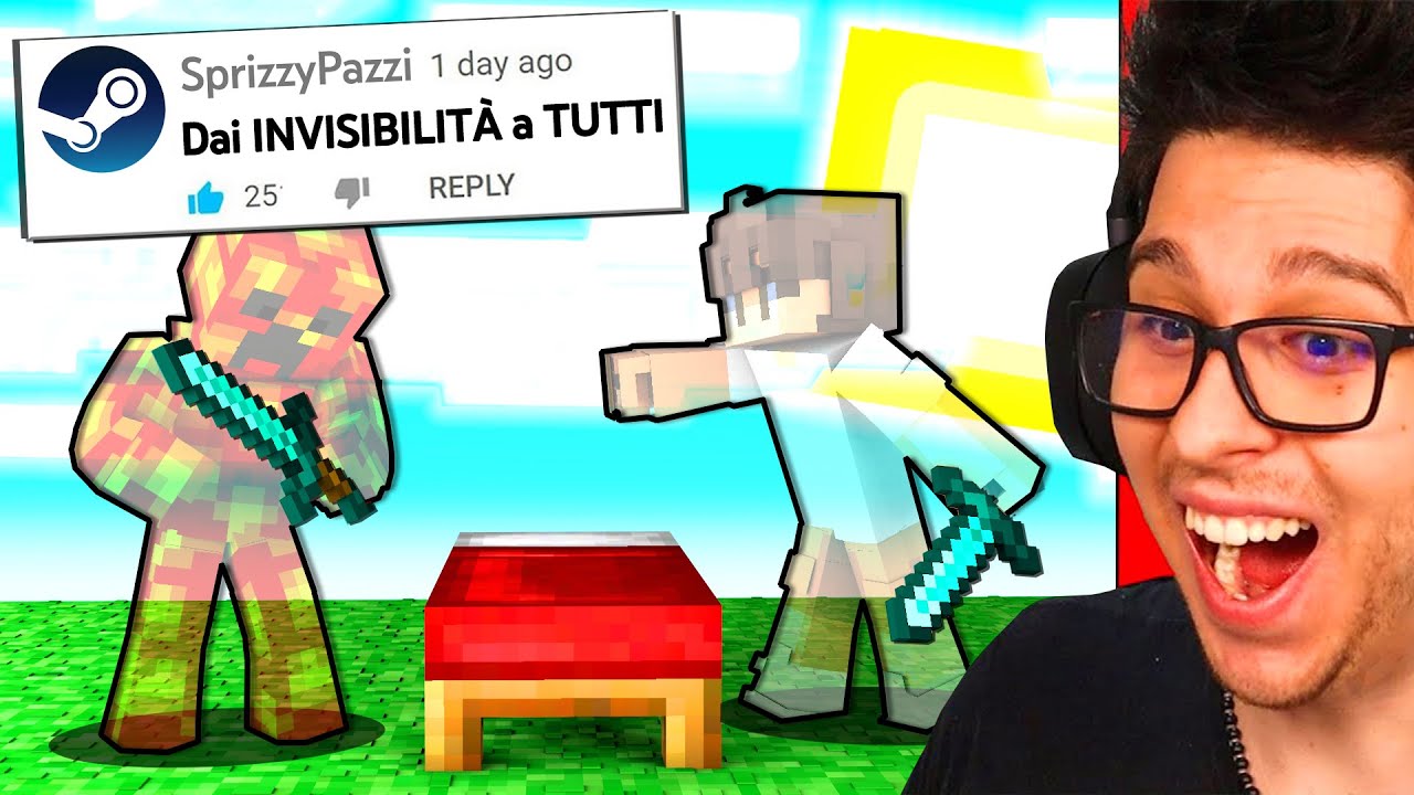5 SCHERZI NELLE BEDWARS IN CREATIVA - MINECRAFT ITA