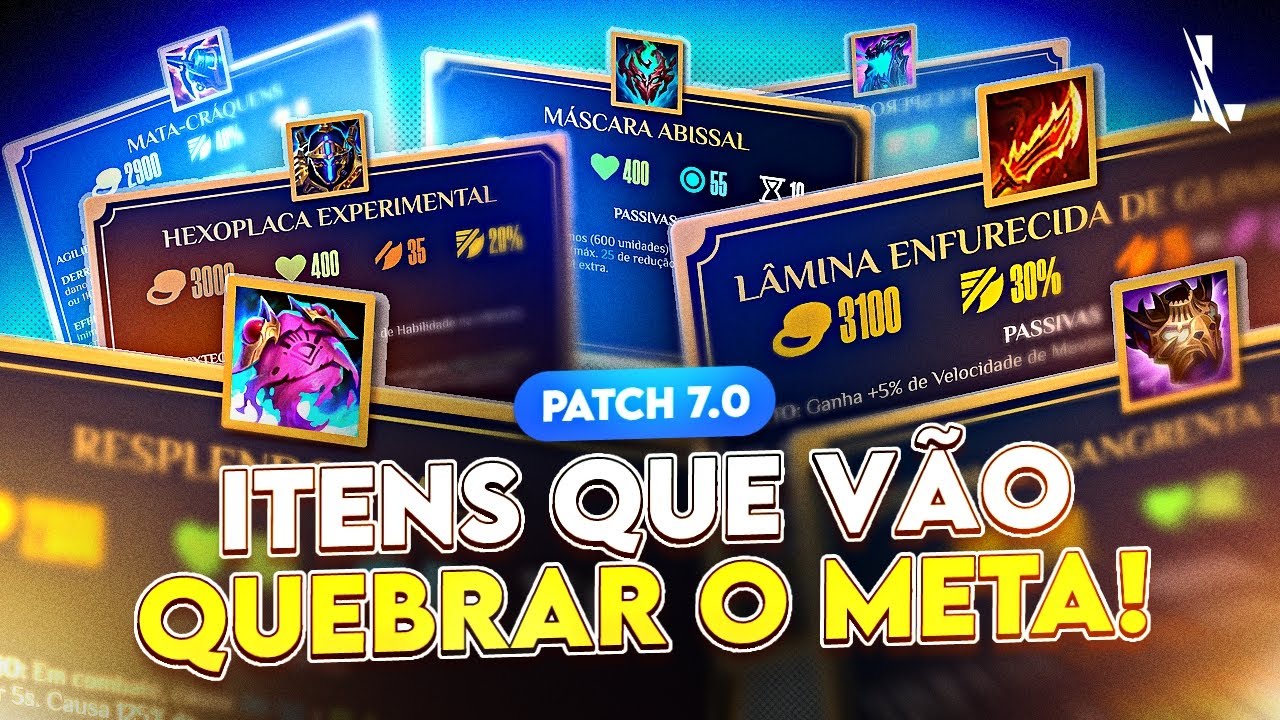 TUDO SOBRE OS ITENS DO PATCH 7.0 – TANQUES E ATIRADORES QUEBRADOS? | LoL Wild Rift