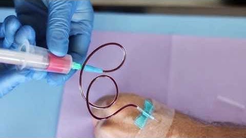 Drawing Blood using a Butterfly Needle