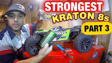 Strongest ARRMA Kraton 8s upgrades with XLX2 and 800KV castle motor with 39 spur Part 3
