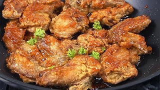 Honey Garlic Butter Chicken Wings | Easy Recipe in 3 minutes