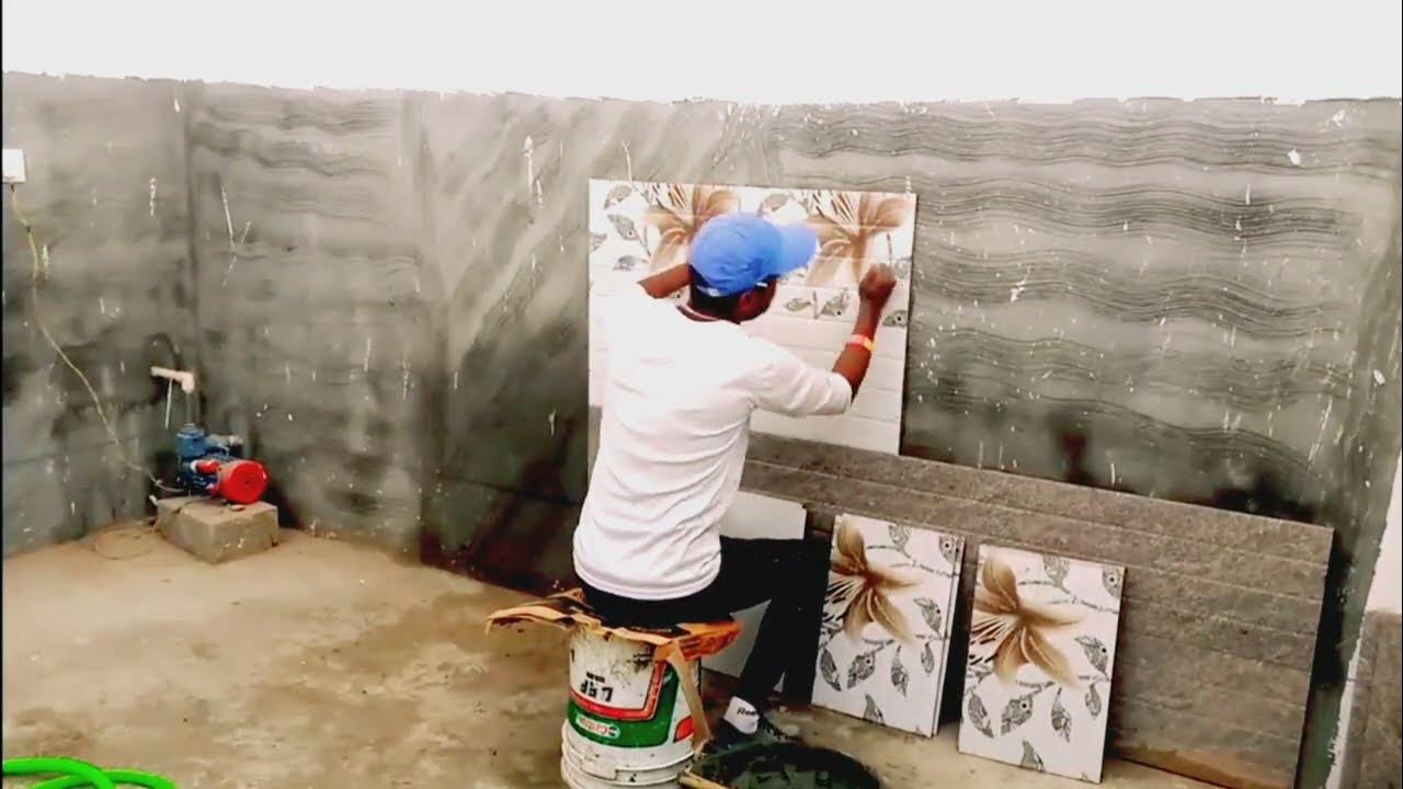 How do you attach ceramic tile to a wall? Wall tile installation cost