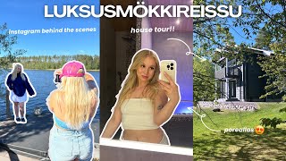 Luksusmökkireissu🏡| Instagram Era, Viiniä, House Tour ja GRWU🎉