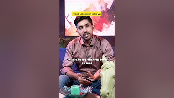 Road Crossing in China 🇨🇳 vs India 🤦🏼😂 | Kuldeep Singhaniaa #shorts