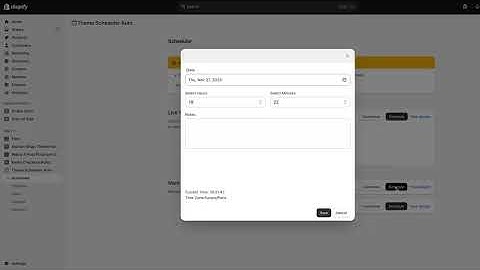 Schedule your Shopify Theme Changes - Auto Publish with App