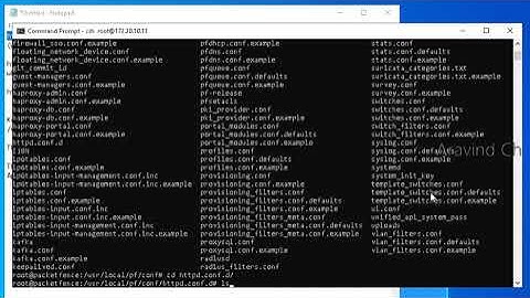 Lesson 30 Packet Fence where PacketFence stores Apache configuration files