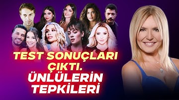 UYUŞTURUCU TESTİ SONUÇLARI  ÇIKTI. ÜNLÜLERİN TEPKİLERİ