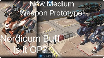 New Medium Weapon Prototype! Nordicum Buff