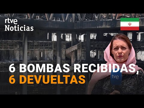 IRÁN: RTVE visita las RUINAS de la TELEVISIÓN PÚBLICA tras el BOMBARDEO de hace unos días | RTVE