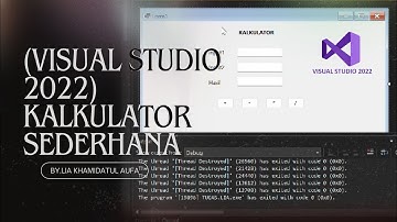 [VISUAL STUDIO 2022] KALKULATOR SEDERHANA