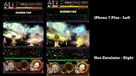 Naruto Shippuden: UN Blazing - Graphics & Speed Comparison! (iPhone 7 Plus X Nox Emulator)