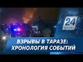 Взрывы в Жамбылской области. Хронология ЧП
